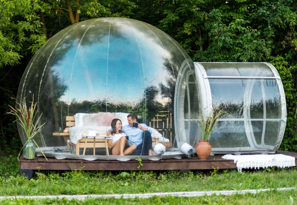 transparent igloo tent